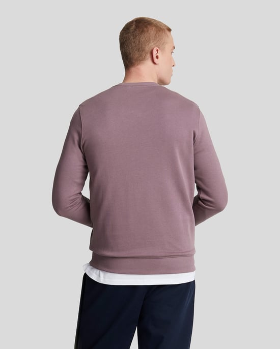 Sudadera tipo jersey violeta malva Highland con marca Lyle & Scott - Image 3