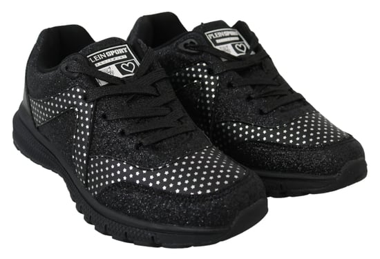 Plein Sport Women's Black Polyester Runner Jasmines Sneakers Shoes