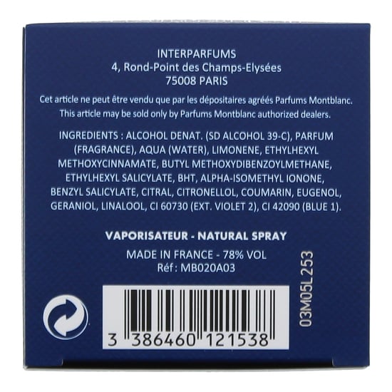 Montblanc Explorer Ultra Blue Eau De Parfum 30ml Travel Spray - Image 4