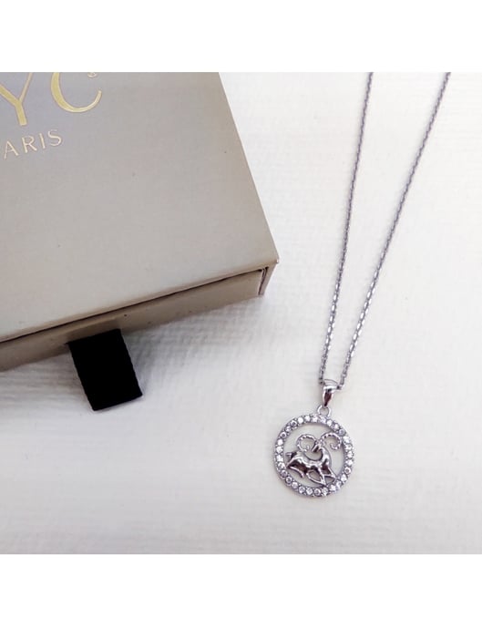 Colgantes del Zodíaco Aries - Plata y Cristal - Image 6