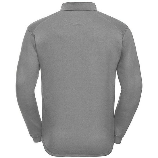 Russell Europe Mens Heavy Duty Collar Sweatshirt (Light Oxford) - Image 2
