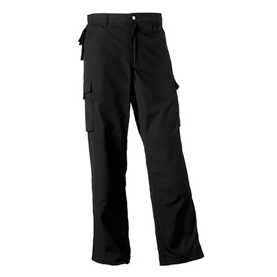 Russell Work Wear Heavy Duty Trousers / Pants(Regular) (Black) - Image 2