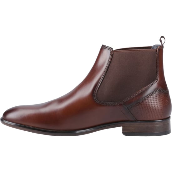Pod Frank Leather/Textile Men's Cognac Boots - Image 4