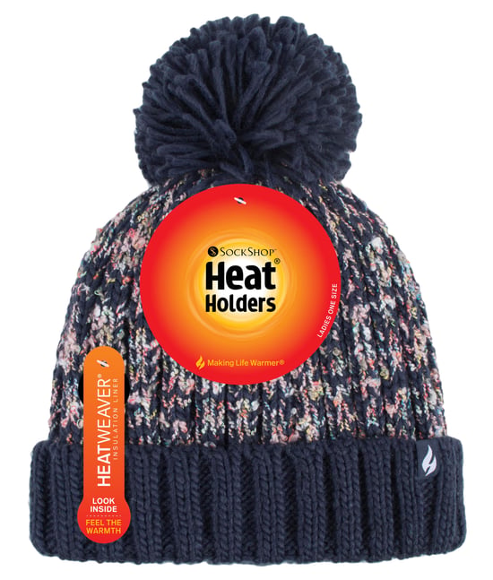 HEAT HOLDERS - Gorro térmico de invierno para mujer con pompón grande - Image 2