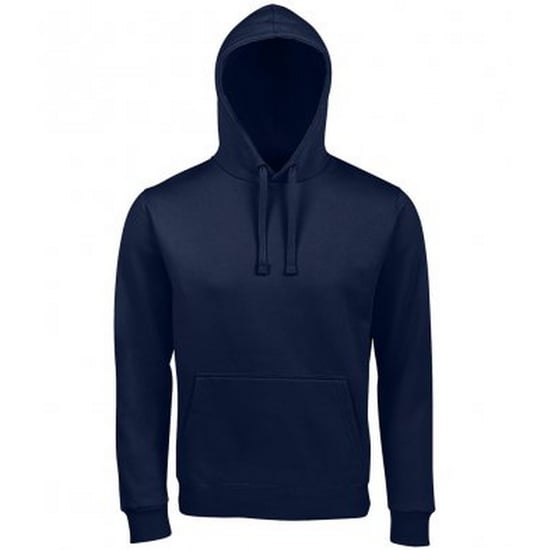 SOLS Unisex Adults Spencer Hooded Sweatshirt (French Navy) - Image 1