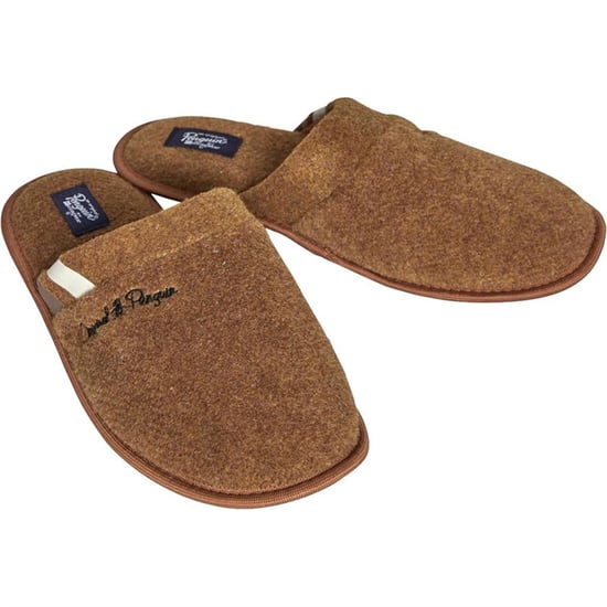 Penguin Bedfordshire Brown Mens Slippers