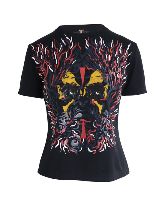 Louis Vuitton Tribal Print T-Shirt in Black Cotton - Image 1