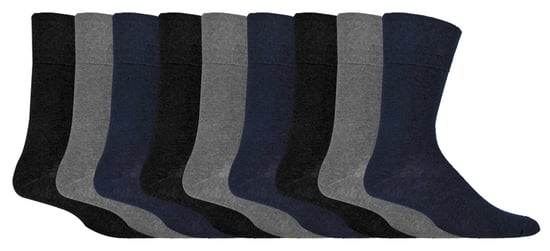 Gentle Grip - 9 pares de calcetines de algodón no elástico para hombre - BNG - Image 1