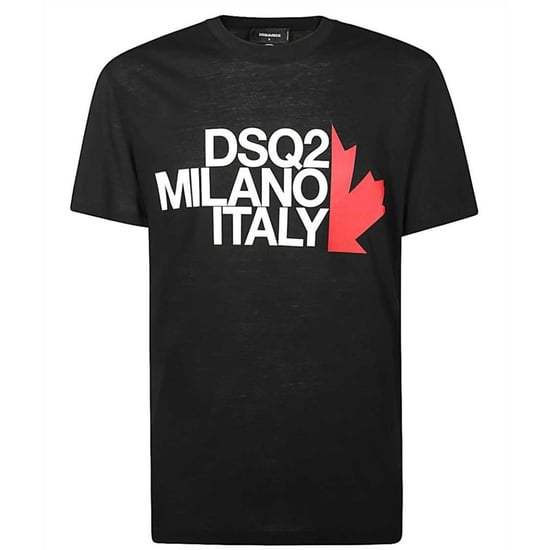 Dsquared2 DSQ2 Milano Italia camiseta negra - Image 1