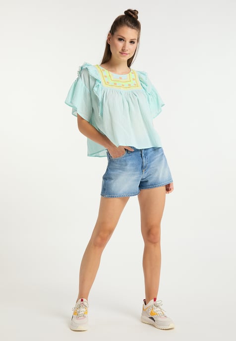 Mymo Blouse women mint - Image 2