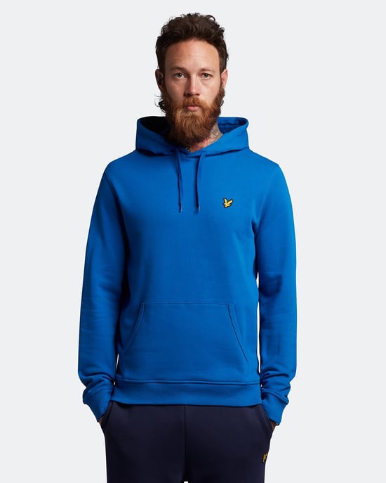Lyle & Scott Pullover Hoodie in Blue - Image 2