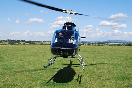 Blue Skies Helicopter Flight with Bubbly for Two (eVoucher)