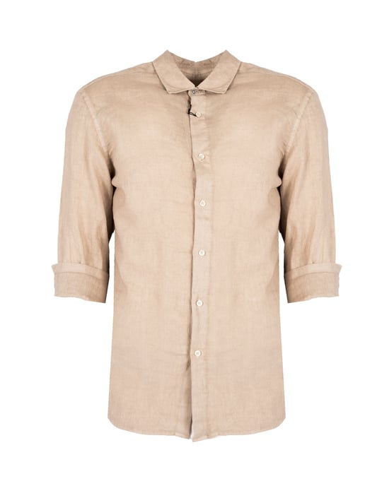 Camisa Xagon Man Lino Hombre Beige - Image 1