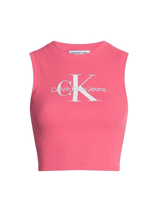 Camiseta sin mangas clásica con logotipo frontal de Calvin Klein para mujer - Image 1