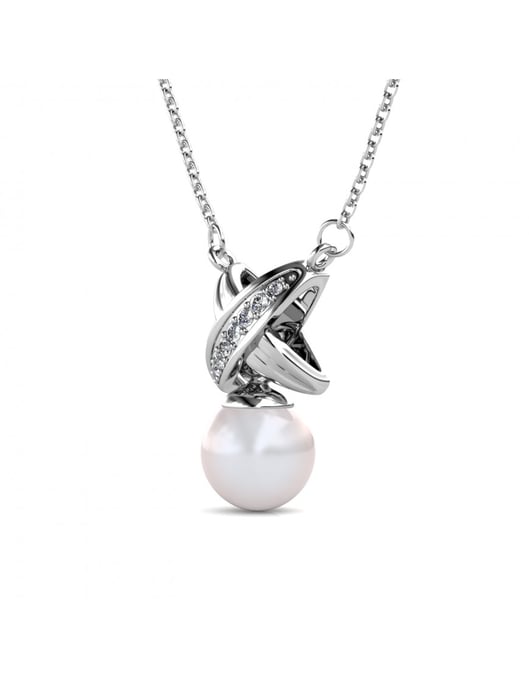 Colgantes Chris Pearl - Plata y Cristal - Image 3