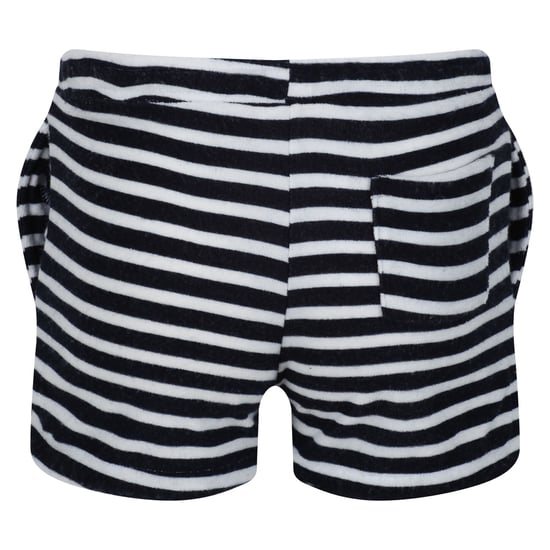 Regatta Childrens/Kids Dayana Towelling Stripe Casual Shorts (Navy/White)