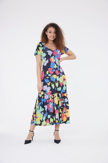 Fleur Multicoloured Maxi Dress