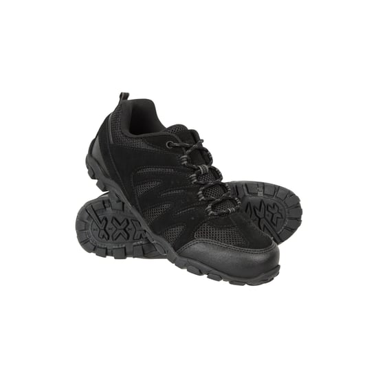 Mountain Warehouse Womens/Ladies Outdoor II Suede Walking Shoes (Black)