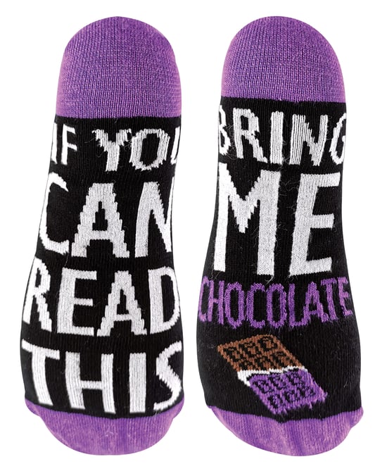 Si puedes leer estos calcetines, tráeme calcetines de chocolate - Image 1