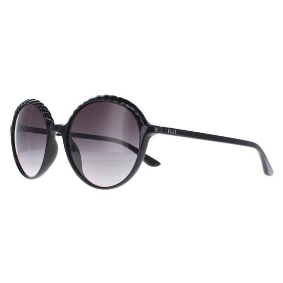 Elle Round Womens Black Grey Gradient 14919