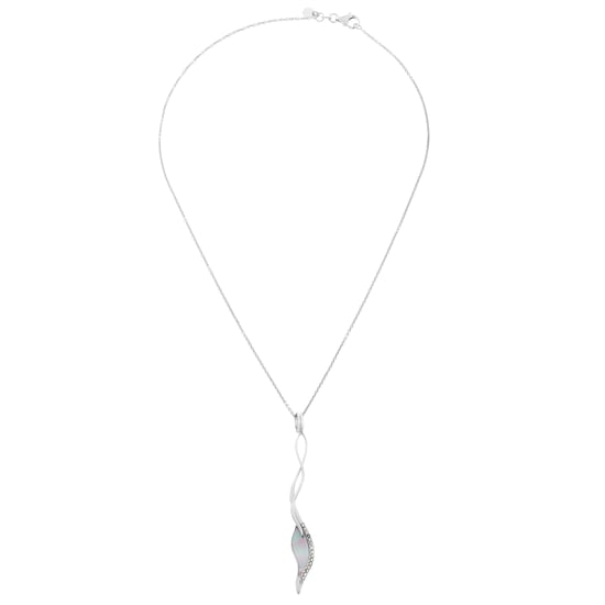 Orphelia 'Zena' Women's 925 Sterling Silver Chain with Pendant - Silver ZK-7172 - Image 3