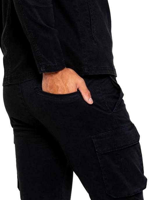 Enzo | Chándal Cargo Hombre - Negro - Image 5
