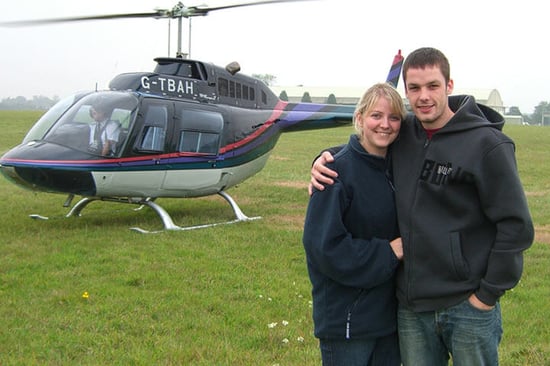 12 Mile Helicopter Flight with a Glass of Bubbly & Chocolates (eVoucher)