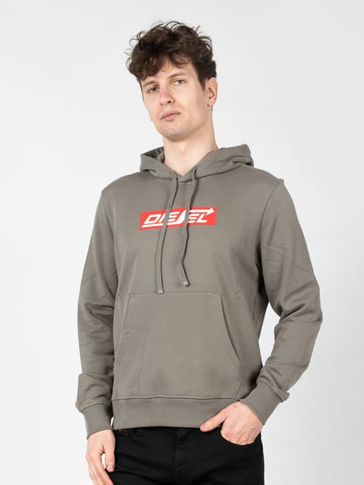 Diesel Sudadera S-Ginn del hombre Gris - Image 3