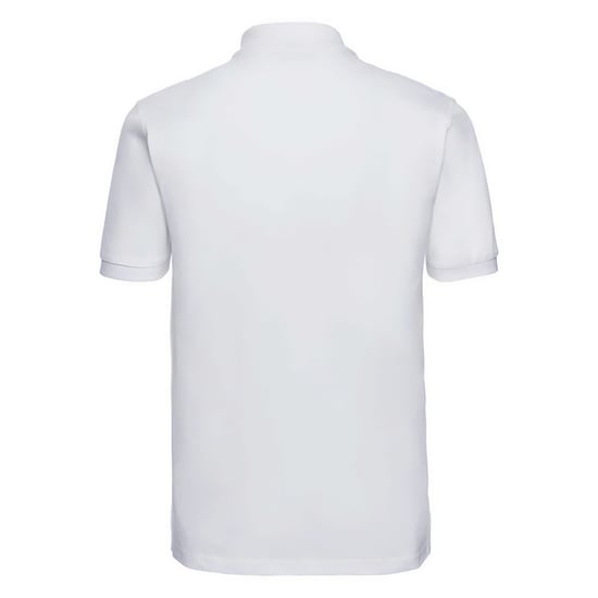 Russell Mens Classic Cotton Pique Polo Shirt (White) - Image 2