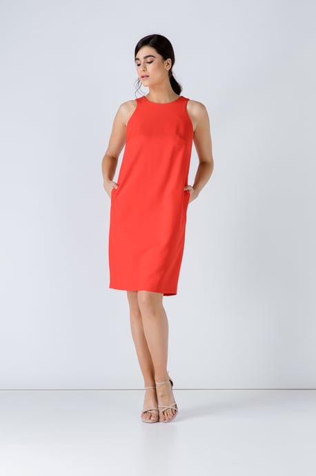 Sleeveless Sack Dress Conquista