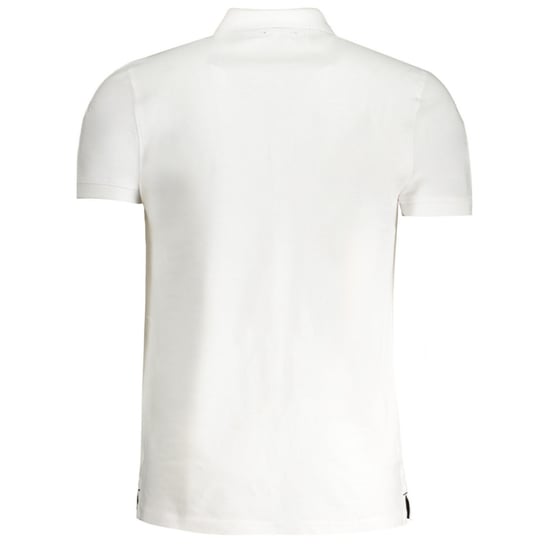 Camisa Polo Blanca con Logo Bold de Cavalli Class - Image 2
