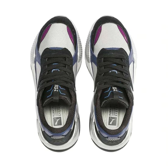 PUMA RS-X Tech Motorola Lace-Up Silver Synthetic Mens Trainers 370272 01