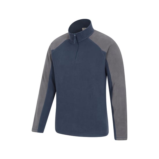 Mountain Warehouse Mens Ashbourne II Half Zip Fleece Top (Dark Blue) - Image 4