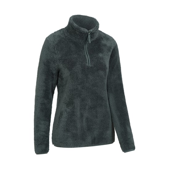 Mountain Warehouse Womens/Ladies Teddy Fleece Quarter Zip Fleece Top (Green) - Image 2