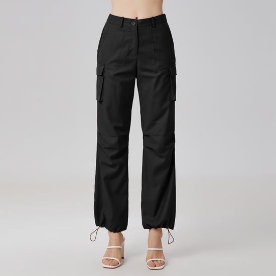 Drawstring ankle cargo pants - Image 3