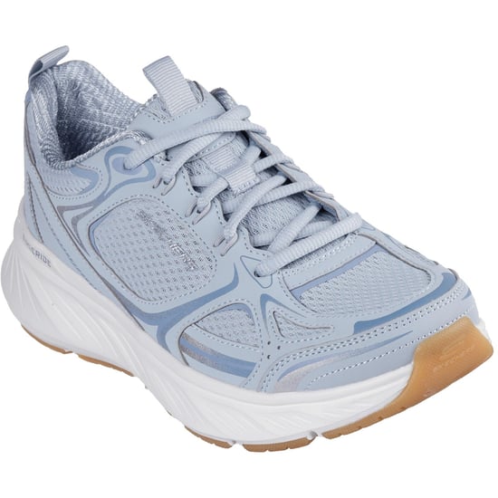 Skechers Edgeride Silver Eclipse Synthetic Women's Blue Trainers - Image 1