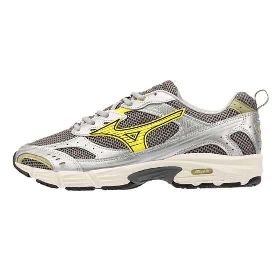 Mizuno MXR Casusal Silver/Yellow Trainers - Image 6
