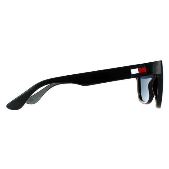 Tommy Hilfiger Square Mens Black Red Mirror Sunglasses - Image 4