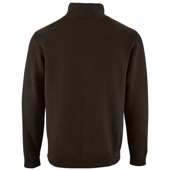 SOLS Mens Stan Zip Standing Collar Jumper (Black) - Image 2