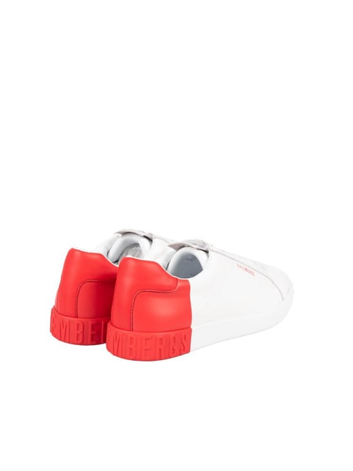 Bikkembergs Zapatillas Saul del hombre Blanco, rojo - Image 3