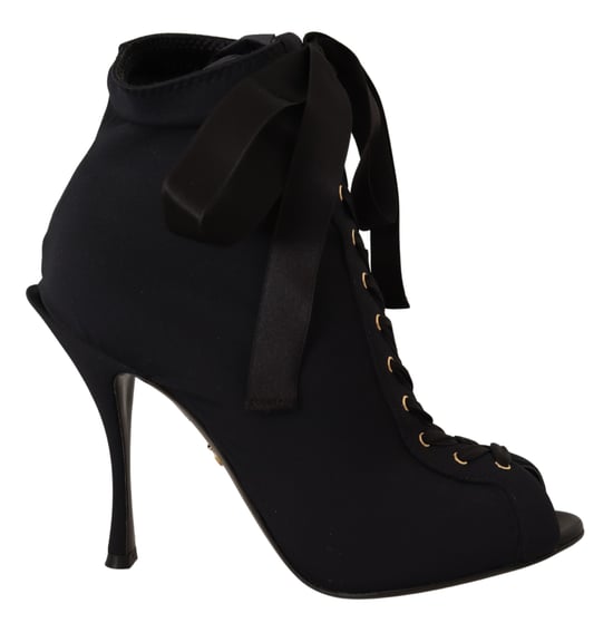 Botines cortos elásticos negros para mujer Dolce & Gabbana - Image 1