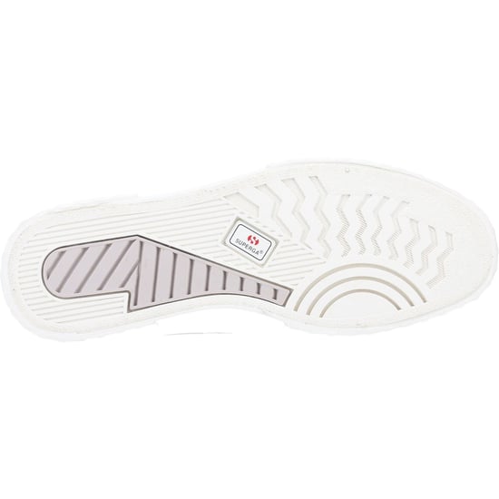 Superga 2630 Stripe 100% Cotton Women's Grey Colomba Trainers - Image 3
