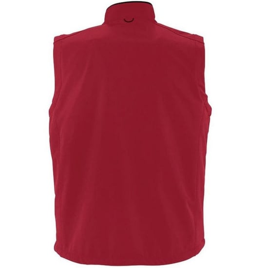 SOLS Mens Rallye Soft Shell Bodywarmer Jacket (Red) - Image 3