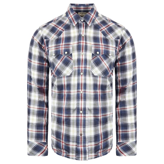 Ariat Anderson Mens Blue/Red Shirt