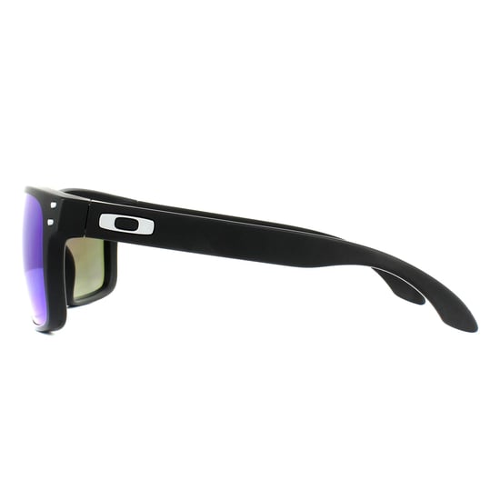 Gafas de sol polarizadas Oakley Rectangle para hombre en negro mate con lente Prizm Sapphire - Image 3
