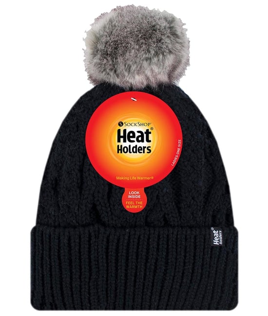 Gorro de mujer con puño de canalé y forro polar - Image 2