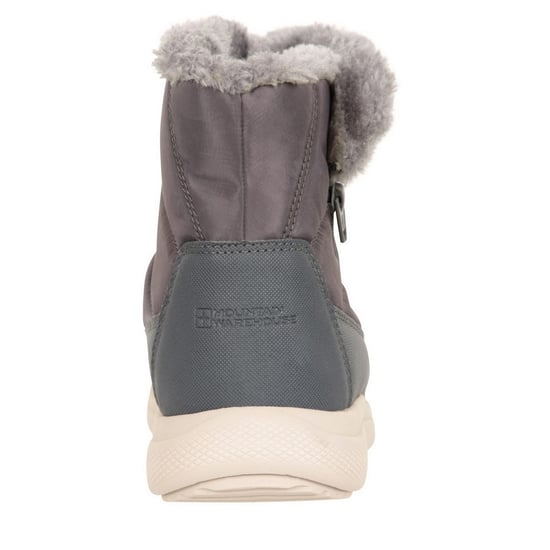 Mountain Warehouse Womens/Ladies Boston Fleece Lined Snow Boots (Grey) - Image 2