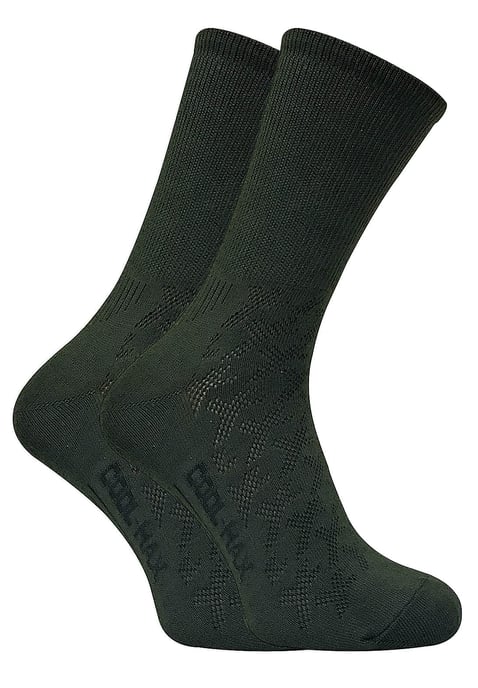 2 pares de calcetines de senderismo ligeros Coolmax para hombre para botas de senderismo - Image 1