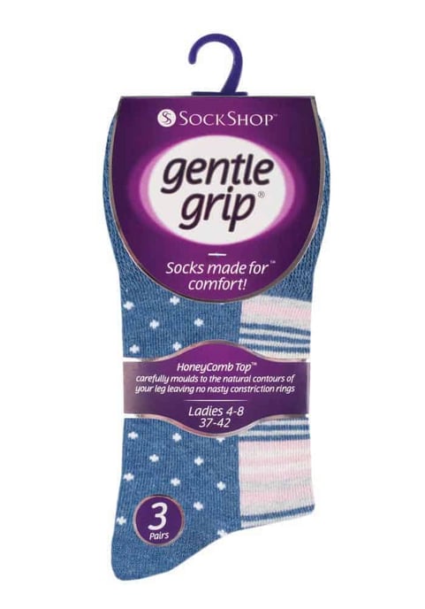 Gentle Grip - 6 Pares Calcetines No Elásticos Gentle Grip - GG132 - Image 2