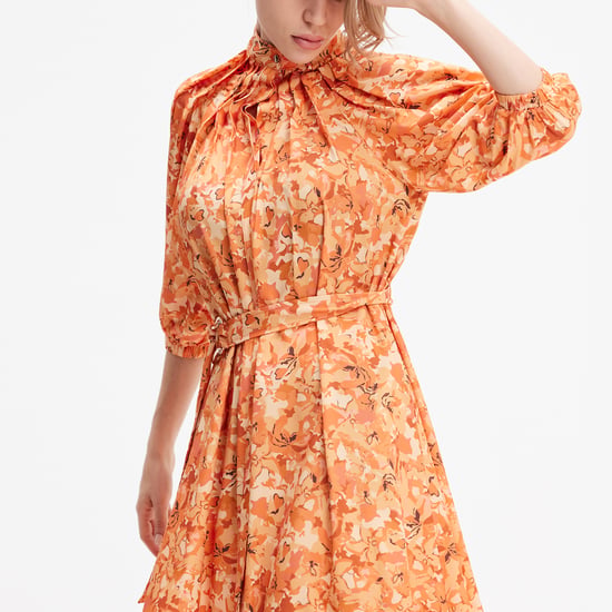 Camouflage print shirt dress - Image 3